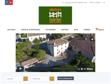 Tablet Screenshot of agroturismosnavarra.com